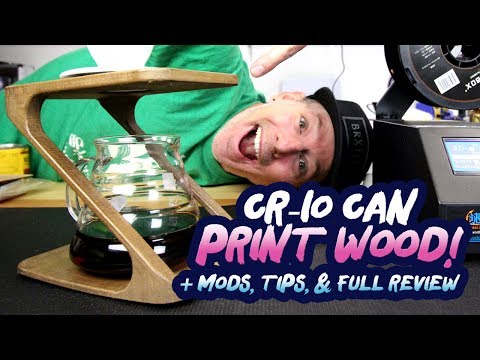 BEST 3D Printer? - Creality CR-10 Prints Wood, PLA, ABS, TPU - FULL REVIEW