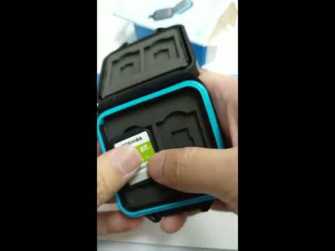 JJC MCR-ST8 Hard Case for DSLR Camera Memory Card (hard case) Unboxing