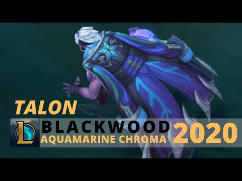 Blackwood Talon Aquamarine Chroma 2020 - League Of Legends
