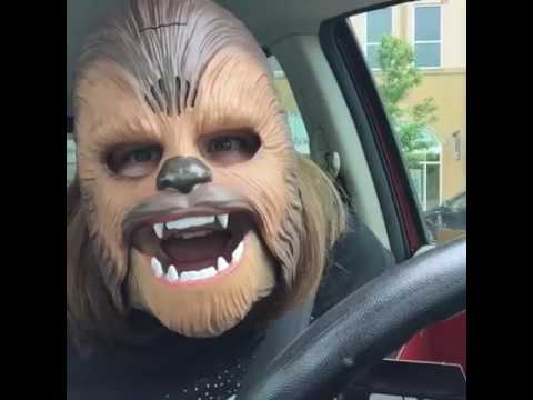 James Corden's Chewbacca Mom Takes Him to Work