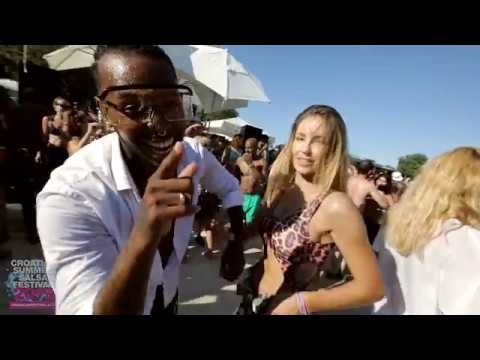 Yoandy Villaurrutia & Alina Vakhner - salsa social dancing | Croatian Summer Salsa Festival 2019