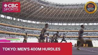 STRONG PERFORMANCE in men's 400m hurdles at World Athletics Continental Tour meet in Tokyo