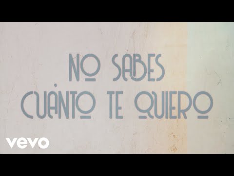Camilo Sesto - No Sabes Cuanto Te Quiero (Lyric Video)