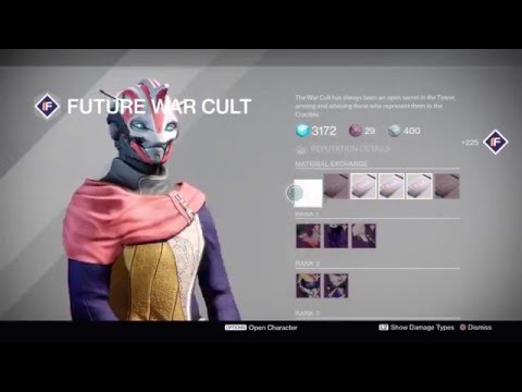 Future War Cult Wormspore Donation - Fast Rank Up (Destiny April Update)