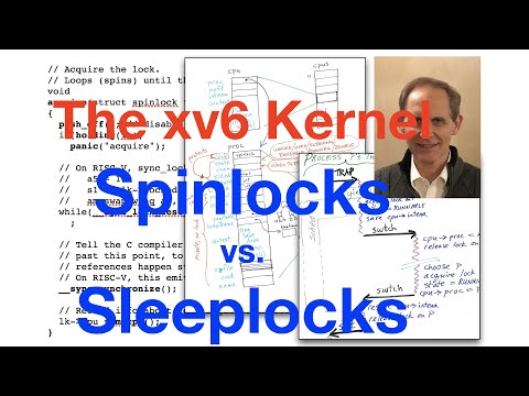 xv6 Kernel: Spinlocks vs Sleeplocks