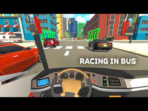 Racing in Bus video