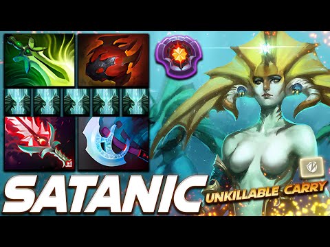 Satanic Naga Siren Unkillable Myth Carry- Dota 2 Pro Gameplay [Watch & Learn]