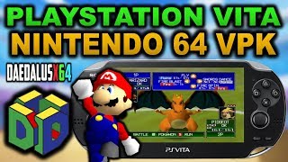 NEW! PS Vita NINTENDO 64 EMULATOR VPK! (Daedalus X64)
