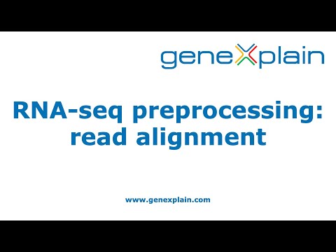 RNA-seq preprocessing in geneXplain platform: read alignment
