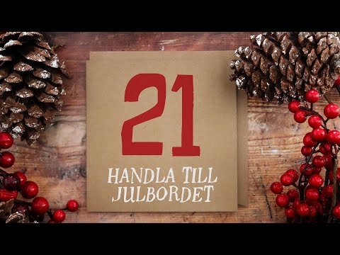 Lucka 21: Handla till julbordet