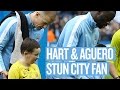 Hart & Agüero Make Dreams Come True for Brave City Fan