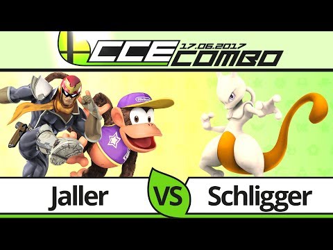 CCE COMBO - Jaller (Diddy Kong, Captain Falcon) vs eVil Schligger (Mewtwo) - Losers QF - Smash 4