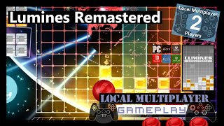 Lumines Remastered Co Op 2 Player Couch Local Multiplayer - Gameplay
