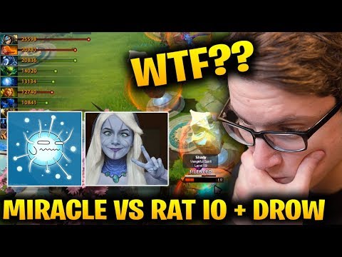 Miracle Slark vs IO + DROW STRAT WTF IS THIS! Dota 2 7.17