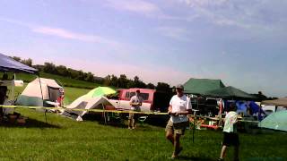 preview picture of video 'Giant F22 Foamie flys Flite Fest Ohio 2014'