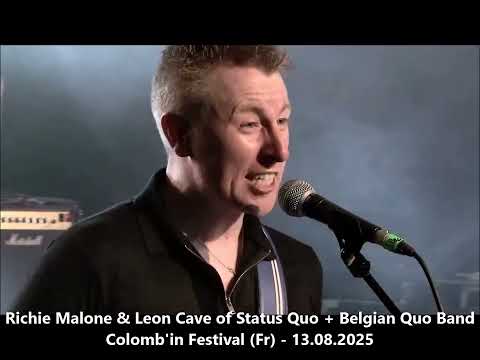 Richie Malone & Leon Cave from Status Quo together with Belgian Quo Band @ Colomb'in - Big Fat Mama