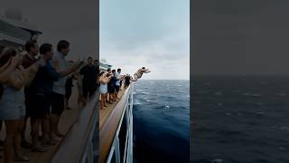 He Filmed His Dad Jumping 70ft Into the Ocean 😳