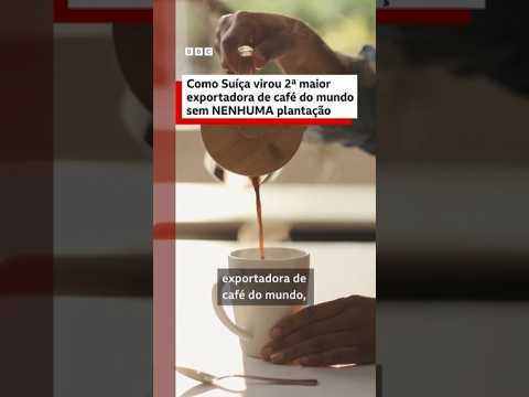 A Suiça é a segunda maior exportadora de café do mundo, mesmo não produzindo nenhum grão