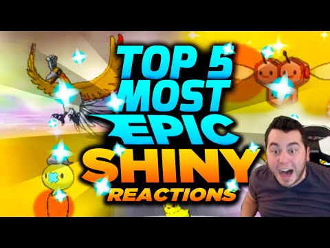 TOP 5 MOST EPIC SHINY POKEMON REACTIONS EVER! w/ aDrive Pokemon ORAS and More!