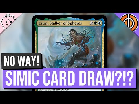 No Way! Simic Card Draw?!? | Ezuri, Stalker of Spheres | Phyrexia All Will Be One Spoilers | MTG