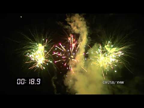 CIY258/YHW - Cake Ø18-30mm 258s 60sec H50m MIX Fan-shape Cat.4 Nec.4102g 1.3G