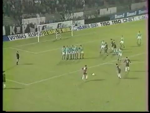 Metz 1-2 ASSE - 28e journée de D1 1988-1989