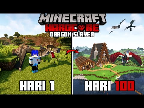 EPIC DUNBO CRAFT: Surviving 100 Days in Dragon Hunter Hardcore Minecraft