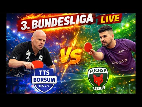 3. Bundesliga LIVE 🔥 | TTS Borsum vs. Füchse Berlin | Topspiel. Teil 1