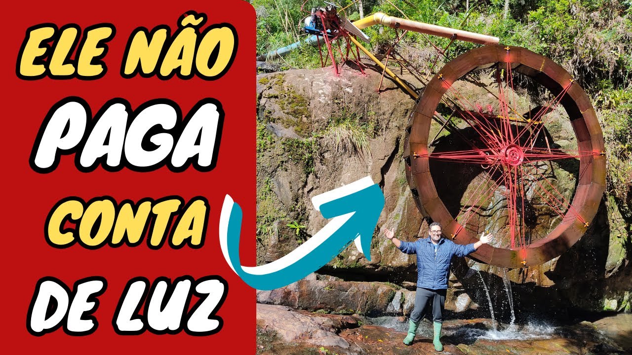 ✅Roda de Água que gera energia | Rafael o Magaiver do RS