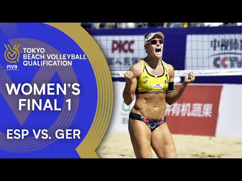 Women's Final 1: ESP vs. GER | Full Match | FIVB Tokyo Beach ...
