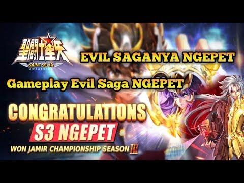 Evil saganya NGEPET game play and line up " in galactic duel " - Saint Seiya Awakening