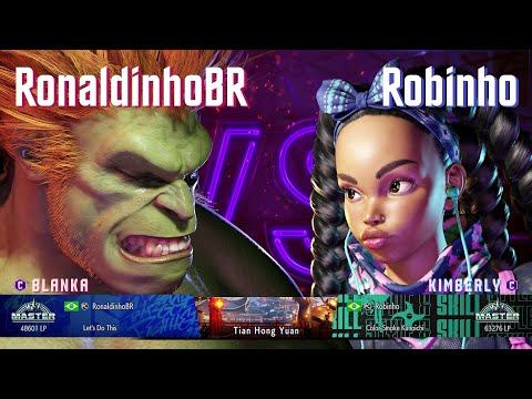 SF6 - RonaldinhoBR (Blanka) vs Robinho (Kimberly) in Street Fighter 6