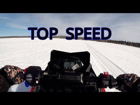 Polaris Indy Evo speed run