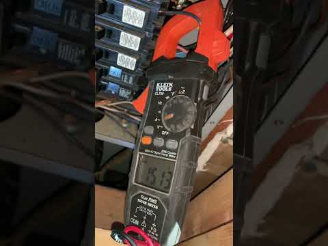 Electrician life : Another microwave amp reading . Run dedicated circuit for microwave