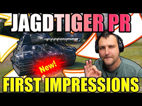 My First Impressions on the NEW Jagdtiger Prototype! | World of Tanks