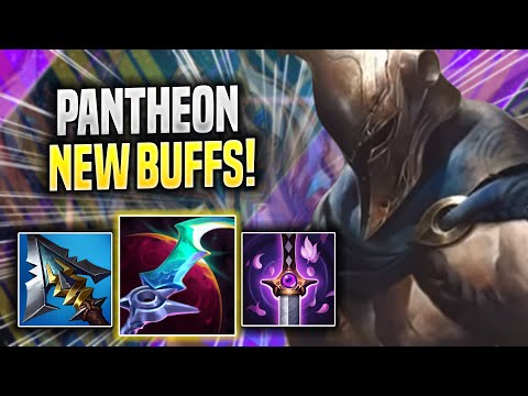 KOREAN CHALLENGER TRIES PANTHEON WITH NEW BUFFS! - Korean Challenger Plays Pantheon MID vs Galio!