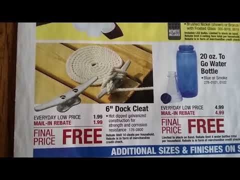 Menards Crazy Days Sale - Lots of Freebies After Rebate