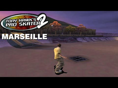 Tony Hawk's Pro Skater 2 #3: Marseille - Gold Medal and 100% Cash Icons!