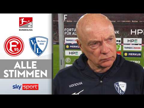„Kollektives Versagen!“ | Fortuna Düsseldorf - VfL Bochum 1848 | 2. Bundesliga Interviews 2025/26