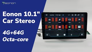 2021 Eonon 4GB RAM + 64G ROM 10.1 Android 10 Double Din Car Stereo