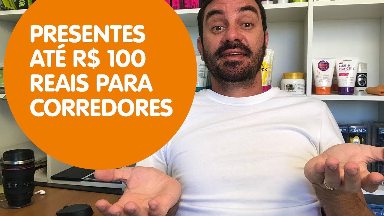 Watch Now DICAS DE PRESENTES até R$ 100 reais para os apaixonados por CORRIDA DICAS DE PRESENTES até R$ 100 reais para os apaixonados por CORRIDA