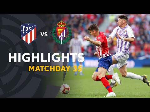Highlights Atlético de Madrid vs Real Valladolid (1-0)