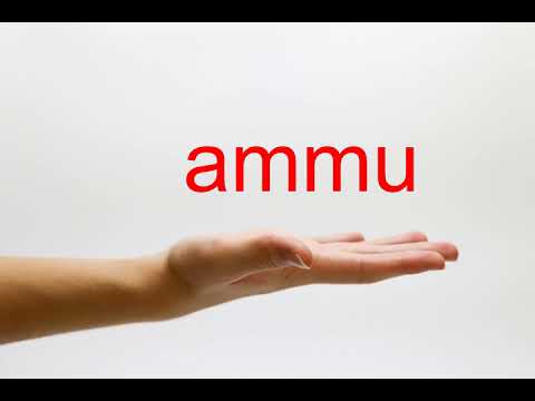 How to Pronounce ammu - American English