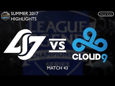 CLG vs C9 All Games Highlights NA LCS Summer 2017 Counter Logic Gaming vs Cloud 9 LoL eSports