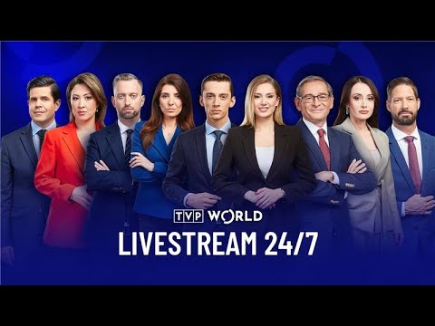 Capture d'écran du flux en direct de la chaîne de télévision en ligne TVP WORLD