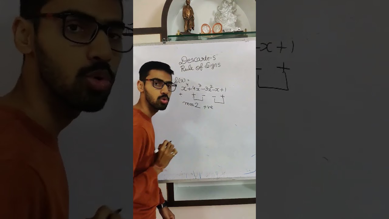Unveiling Descartes Rule of Signs: Unlock Maximum Real Roots #Polynomials #jeeadvanced #jeehacks