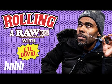 How to Roll a Raw Cone with Lil Duval | HNHH HTR