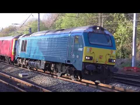 67002 1m44 Shieldmuir - Warrington Mail, 27th April 2017