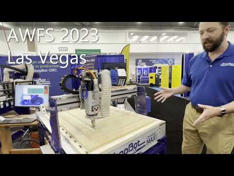 ShopBot Desktop MAX ATC CNC machine at AWFS 2023