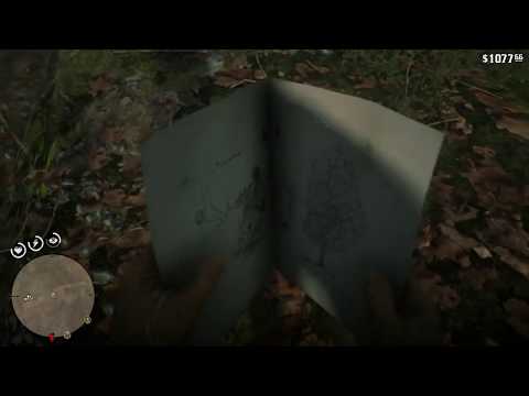 RDR2 - Sketched Map Treasure